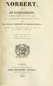 Cover of: Norbert: ou, Le campagnard; comédie-vaudeville