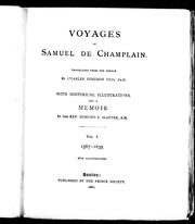 Cover of: Voyages of Samuel de Champlain by Samuel de Champlain