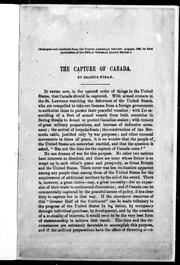 Cover of: The capture of Canada by Erastus Wiman