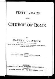 Cover of: Fifty years in the Church of Rome