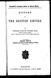 History of the British Empire by William Francis Collier