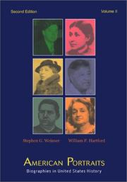 Cover of: American Portraits: Biographies in United States History, Volume 2