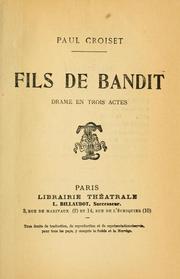 Cover of: Fils de bandit: drame en trois actes.