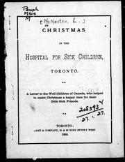 Christmas in the Hospital for Sick Children, Toronto by L. McMaster