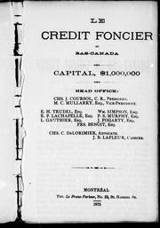 Cover of: Constitutions and rules by Crédit foncier du Bas-Canada., Crédit foncier du Bas-Canada.