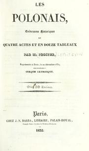 Cover of: Les Polonais by Auguste Le Poitevin de Saint-Alme