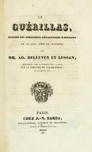 Cover of: Le guérillas by Adolphe de Leuven
