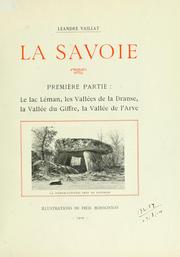 Cover of: La Savoie.