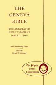 Cover of: The Geneva Bible by Gerald T. Sheppard