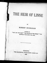 Cover of: The heir of Linne by Robert Williams Buchanan