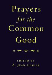 Cover of: Prayers for the common good