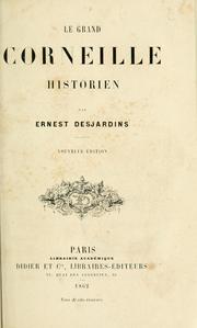 Cover of: Le grand Corneille, historien.