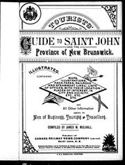 Cover of: Tourists' guide to Saint John and the province of New Brunswick