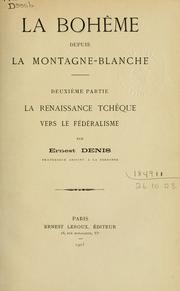 Cover of: La Bohême depuis la Montagne-Blanche.