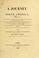 Cover of: A journey in North America, containing a survey of the countries watered by the Mississippi, Ohio, Missouri, and other affluing rivers