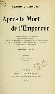 Cover of: Après la Mort de l'Empereur