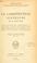 Cover of: La constitution allemande du 11 aout 1919