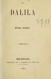 Cover of: Dalila by Feuillet, Octave