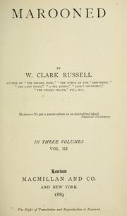 Cover of: Marooned. by William Clark Russell