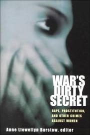 Cover of: Wars Dirty Secret: Rape, Prostitution, and Other Crimes Against Women