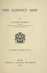 Cover of: The convict ship. by William Clark Russell