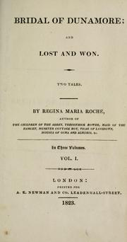 Cover of: Bridal of Dunamore by Regina Maria Roche