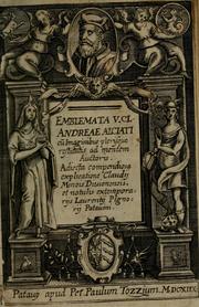 Cover of: Emblemata v. cl. Andreae Alciati: cu imaginibus plerisque restitutis ad mentem auctoris