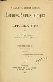 Cover of: Mélanges, ou, Recueil des études religieuses, sociales, politiques et littéraires.: Première sér.