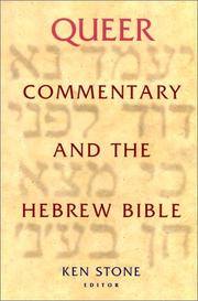 Cover of: Queer Commentary and the Hebrew Bible (Journal for the Study of the Old Testament Supplement Series, 334)