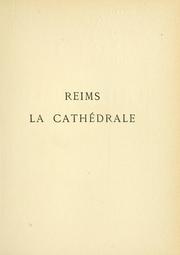 Cover of: Reims: La cathédrale. by J. Mayor