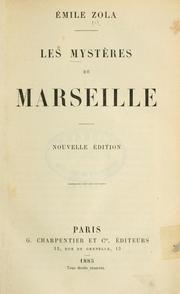 Cover of: Les mystères de Marseille.