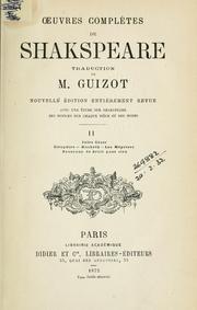 Cover of: Oeuvres complètes de Shakspeare by William Shakespeare