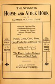 Cover of: The standard horse and stock book and the farmer