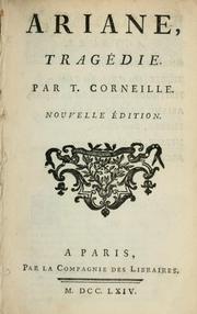 Cover of: Ariane by Thomas Corneille