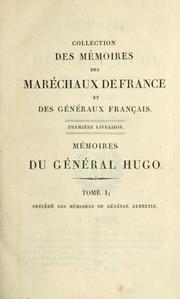 Cover of: Mémoires.
