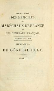 Cover of: Mémoires. by Hugo, Joseph-Léopold-Sigisbert comte