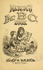 Cover of: March's A-B-C book.