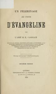 Cover of: Un pèlerinage au pays d'Evangéline.