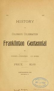 Cover of: History of Columbus celebration, Franklinton centennial by Stephen A. Fitzpatrick