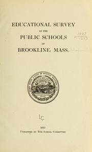 Educational survey of the public schools of Brookline, Mass