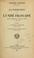 Cover of: La formation de l'unité française