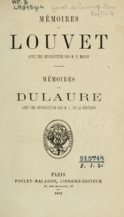 Cover of: Mémoires de Louvet