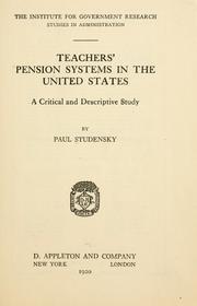 Teachers pension systems in the United States