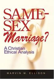 Cover of: Same-sex Marriage? by Marvin Mahan Ellison, Marvin Mahan Ellison