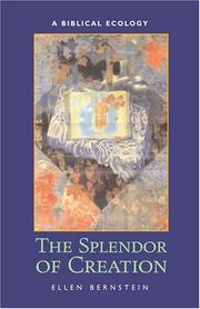 Cover of: Splendor of Creation by Ellen Bernstein