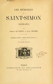 Cover of: Les mémoires by Saint-Simon, Louis de Rouvroy duc de