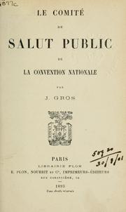 Le Comité de Salut Public de la Convention Nationale by Gros, J.