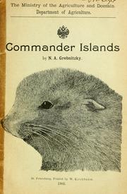 Cover of: Commander Islands by Nikolai Aleksandrovich Grebnitskïi