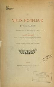 Cover of: Le vieux Honfleur et ses marins: biographies et récits maritimes.