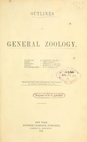 Outlines of general zoology
